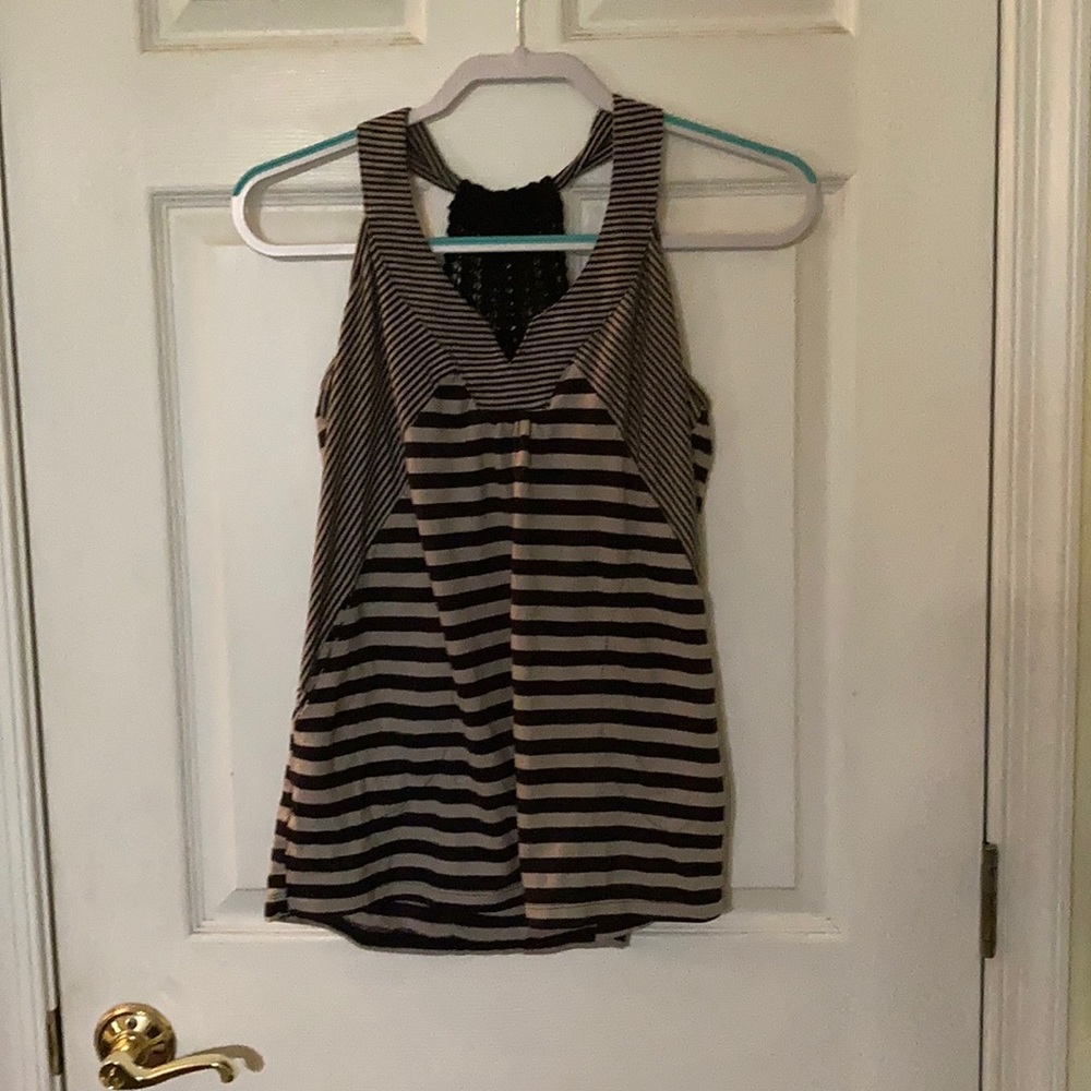 Large Striped Razorback Tank Top